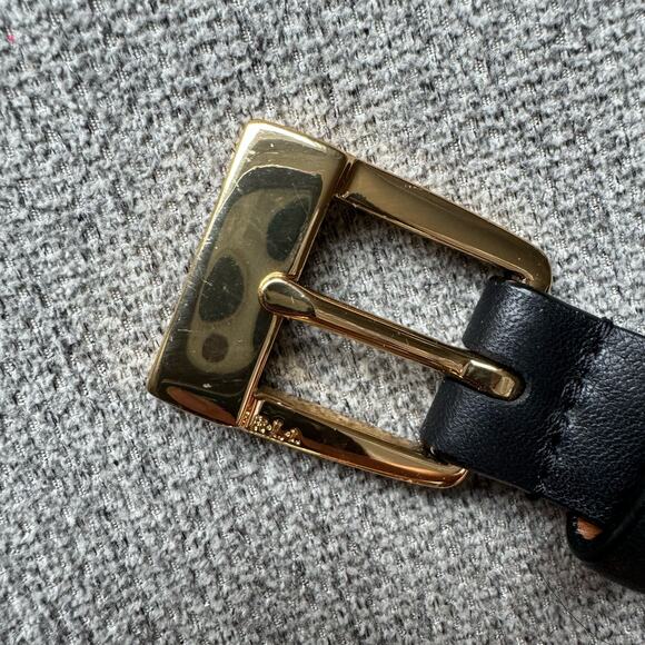 Lauren Ralph Lauren Women’s Black Leather Gold Buckle XL main image 10